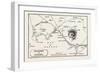 Map of Environs of Naples-null-Framed Giclee Print