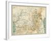 Map of Equatorial Africa as Known in the 1870-null-Framed Giclee Print
