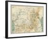 Map of Equatorial Africa as Known in the 1870-null-Framed Giclee Print