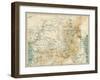 Map of Equatorial Africa as Known in the 1870-null-Framed Giclee Print