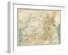 Map of Equatorial Africa as Known in the 1870-null-Framed Giclee Print