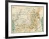 Map of Equatorial Africa as Known in the 1870-null-Framed Giclee Print