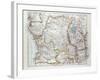 Map of Equatorial Africa the Republic of Mozambique the Republic of Angola Uganda Kenya 1899-null-Framed Giclee Print