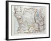 Map of Equatorial Africa the Republic of Mozambique the Republic of Angola Uganda Kenya 1899-null-Framed Giclee Print