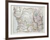 Map of Equatorial Africa the Republic of Mozambique the Republic of Angola Uganda Kenya 1899-null-Framed Giclee Print