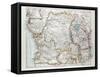 Map of Equatorial Africa the Republic of Mozambique the Republic of Angola Uganda Kenya 1899-null-Framed Stretched Canvas