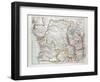 Map of Equatorial Africa the Republic of Mozambique the Republic of Angola Uganda Kenya 1899-null-Framed Giclee Print