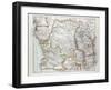 Map of Equatorial Africa the Republic of Mozambique the Republic of Angola Uganda Kenya 1899-null-Framed Giclee Print