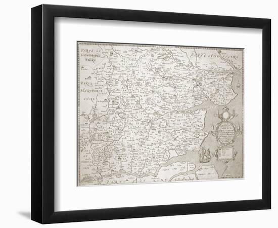 Map of Essex, 1602/03-William Smith-Framed Giclee Print