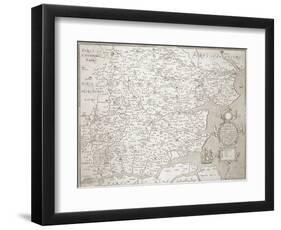 Map of Essex, 1602/03-William Smith-Framed Giclee Print