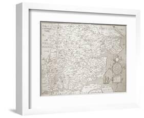 Map of Essex, 1602/03-William Smith-Framed Giclee Print