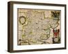 Map of Essex, 1678. Artists: John Ogilby, William Morgan-William Morgan-Framed Giclee Print