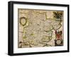 Map of Essex, 1678. Artists: John Ogilby, William Morgan-William Morgan-Framed Giclee Print