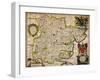 Map of Essex, 1678. Artists: John Ogilby, William Morgan-William Morgan-Framed Giclee Print