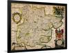 Map of Essex, 1678. Artists: John Ogilby, William Morgan-William Morgan-Framed Giclee Print