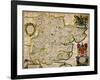 Map of Essex, 1678. Artists: John Ogilby, William Morgan-William Morgan-Framed Giclee Print