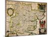 Map of Essex, 1678. Artists: John Ogilby, William Morgan-William Morgan-Mounted Giclee Print