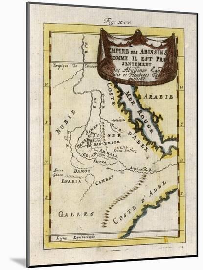 Map of Ethiopia-null-Mounted Art Print