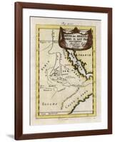 Map of Ethiopia-null-Framed Art Print