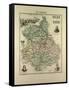 Map of Eure and Loir 1896, France-null-Framed Stretched Canvas