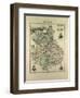 Map of Eure and Loir 1896, France-null-Framed Giclee Print