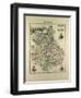 Map of Eure and Loir 1896, France-null-Framed Giclee Print