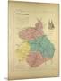 Map of Eure Et Loir, France-null-Mounted Giclee Print