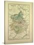 Map of Eure-Et-Loire France-null-Stretched Canvas