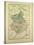 Map of Eure-Et-Loire France-null-Stretched Canvas