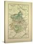 Map of Eure-Et-Loire France-null-Stretched Canvas