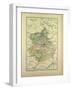 Map of Eure-Et-Loire France-null-Framed Giclee Print