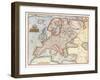 Map of Europe, 1587-Abraham Ortelius-Framed Giclee Print