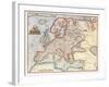 Map of Europe, 1587-Abraham Ortelius-Framed Giclee Print