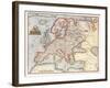 Map of Europe, 1587-Abraham Ortelius-Framed Giclee Print