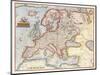 Map of Europe, 1587-Abraham Ortelius-Mounted Giclee Print