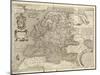 Map of Europe, 1600-Science Source-Mounted Giclee Print