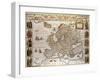 Map of Europe,1619-1672-null-Framed Giclee Print