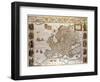 Map of Europe,1619-1672-null-Framed Giclee Print