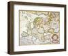 Map Of Europe, 1623-Jodocus Hondius-Framed Premium Giclee Print