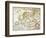 Map Of Europe, 1623-Jodocus Hondius-Framed Giclee Print