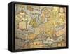 Map of Europe 1686-Joan Blaeu-Framed Stretched Canvas