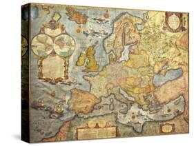 Map of Europe 1686-Joan Blaeu-Stretched Canvas