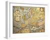 Map of Europe 1686-Joan Blaeu-Framed Giclee Print