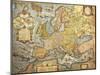 Map of Europe 1686-Joan Blaeu-Mounted Giclee Print