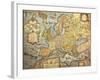 Map of Europe 1686-Joan Blaeu-Framed Giclee Print