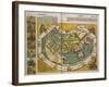 Map of Europe and the World, 1493-Hartmann Schedel-Framed Giclee Print