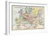 Map of Europe at the Accession of the Emperor Charles V-null-Framed Giclee Print