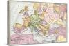 Map of Europe at the Time of the First Crusade, 1097 Ad-null-Stretched Canvas