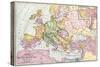 Map of Europe at the Time of the First Crusade, 1097 Ad-null-Stretched Canvas