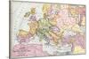 Map of Europe at the Time of the First Crusade, 1097 Ad-null-Stretched Canvas